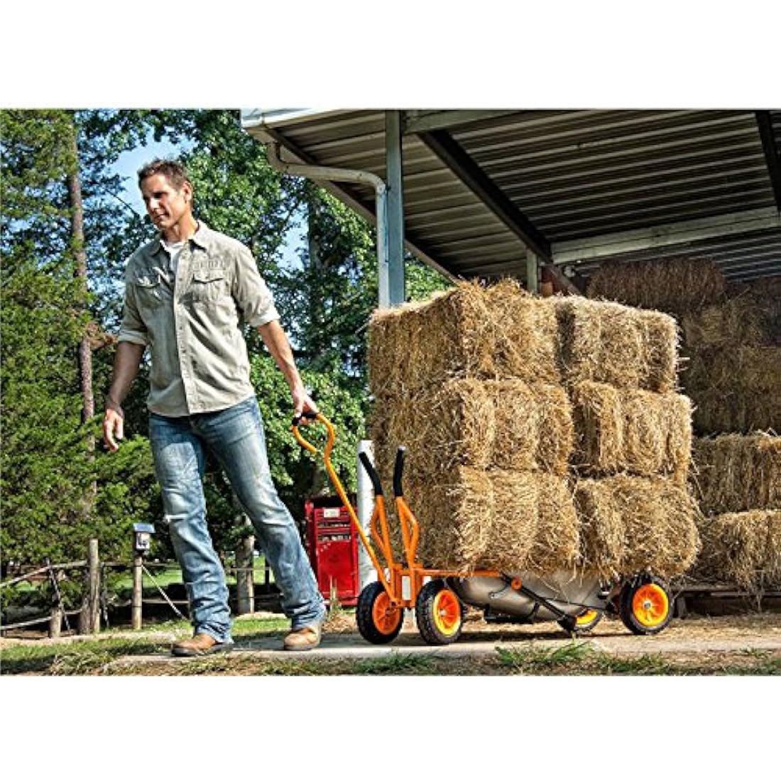 Worx WA0228 aerocart Wagon Kit, 19" x 10" x 21"