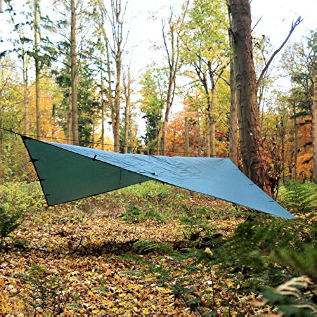 DD Hammocks Tarp 4x4 - Large Weatherproof Tapaulin for Group Camping and Outdoor Bushcraft Shelter