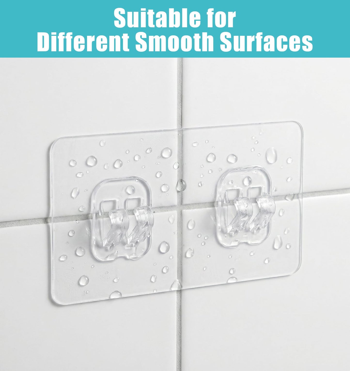 FRCTLNKG Shower Caddy Adhesive Replacement, 6 Pack, for Shelves