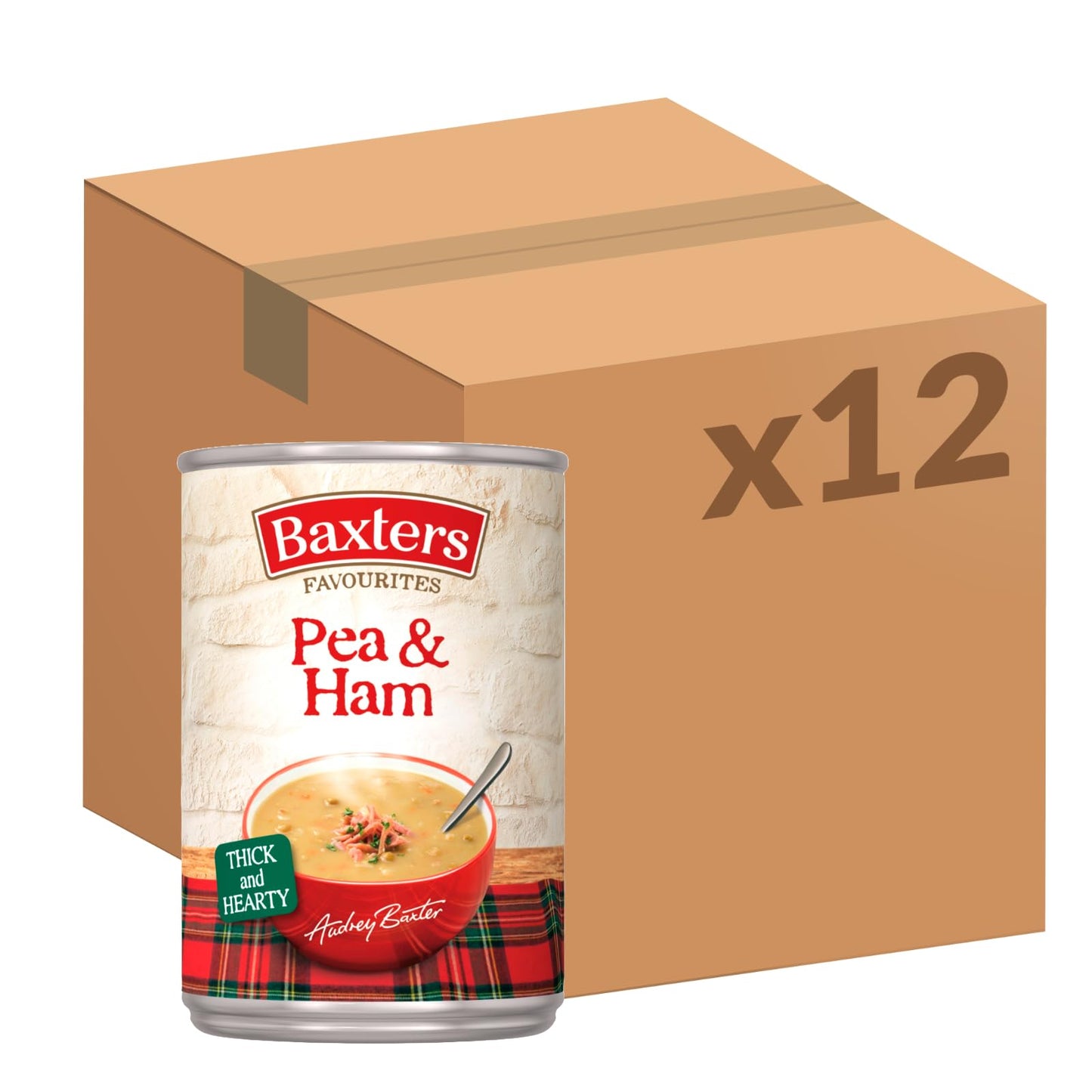 Baxters Favourites Pea and Ham Soup, 400 g, Pack of 12