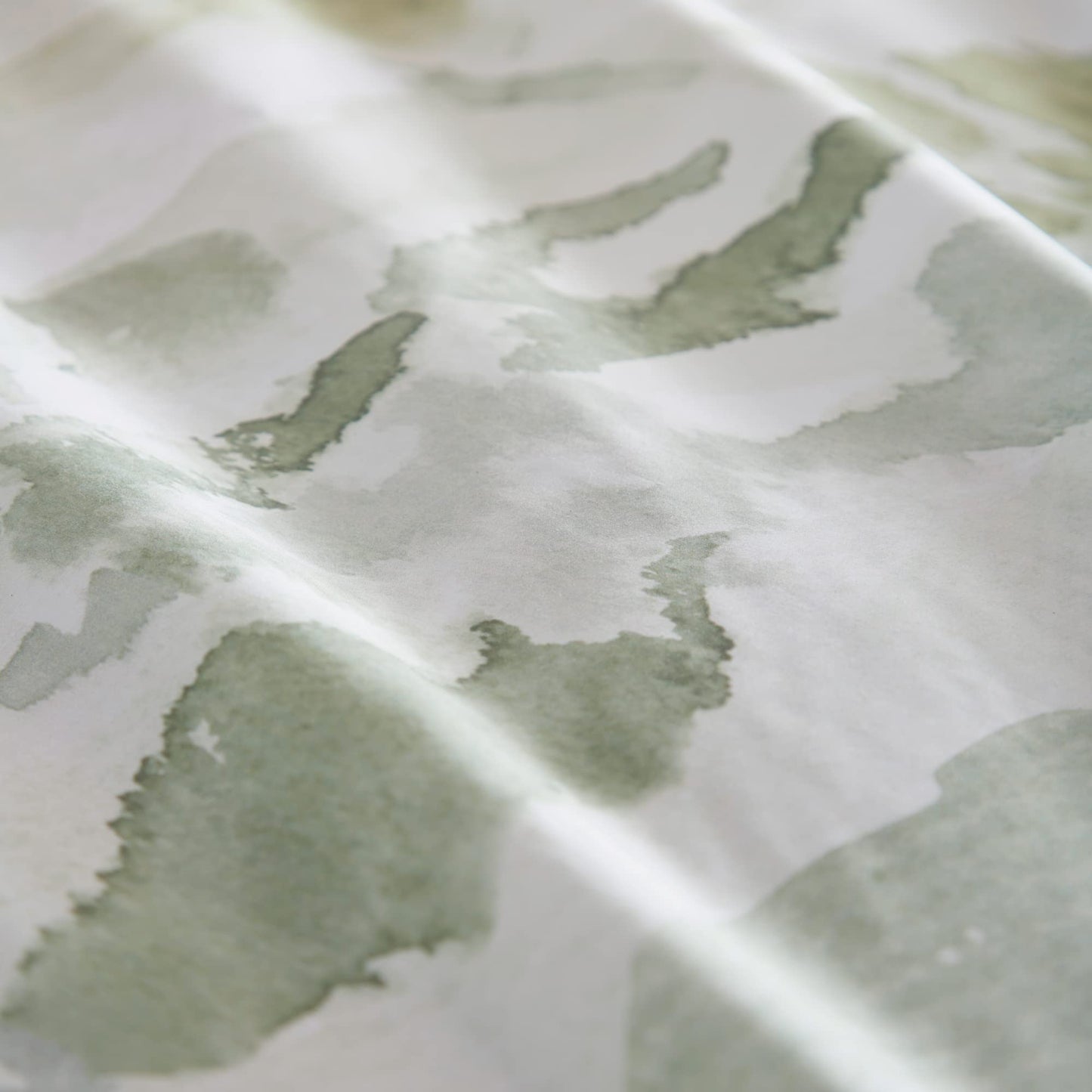 Appletree Loft - Edale - 100% Cotton Duvet Cover Set - Super-King Bed Size in Green