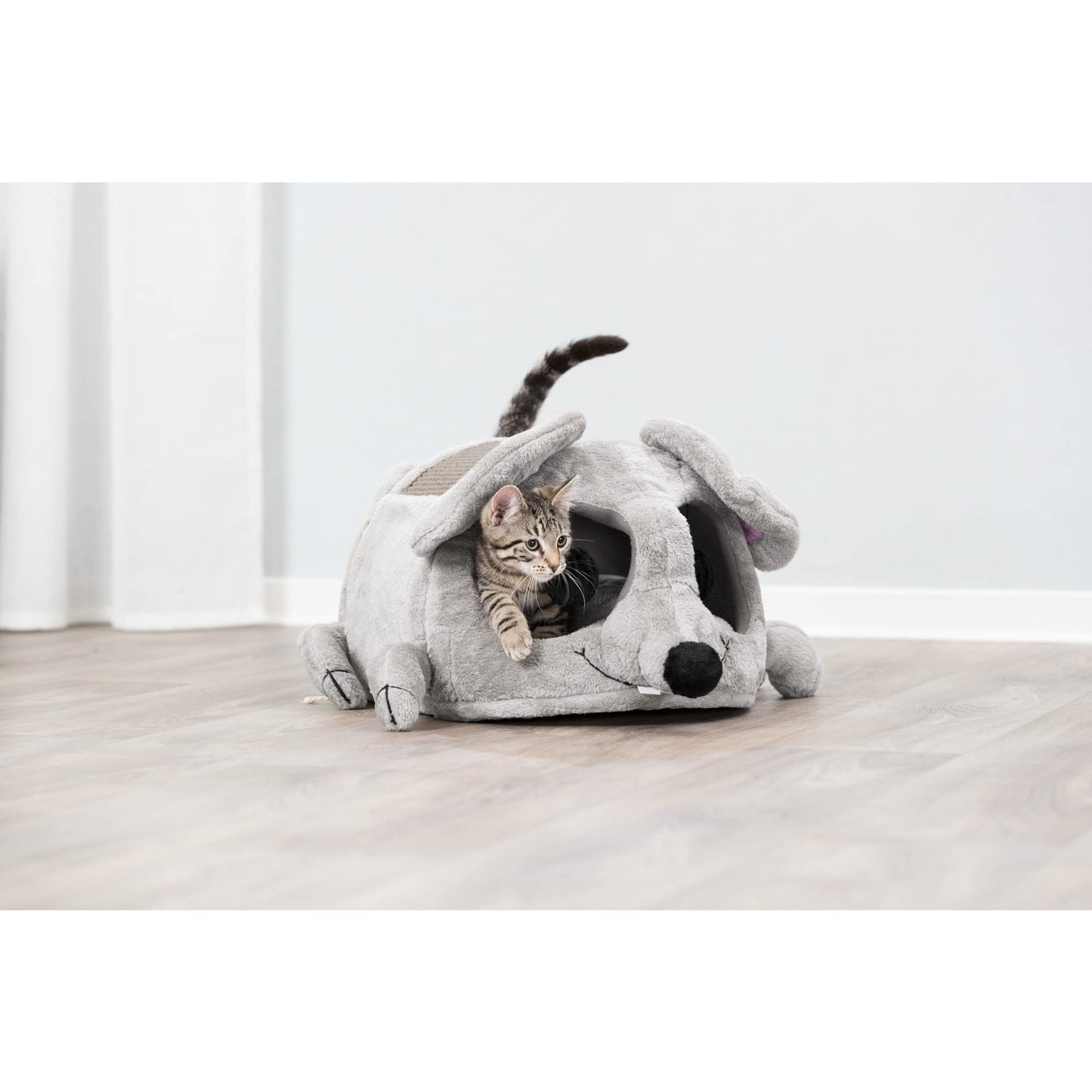 TRIXIE Lukas Cuddly Cave, 65 x 33 x 35 cm, Grey