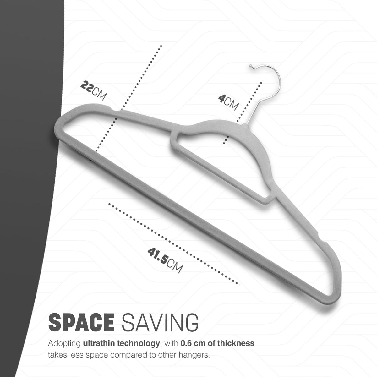 KEPLIN Velvet Hangers 30 Pack - Non-Slip Clothes Hangers with Tie Bar & 360° Hook - Durable & Sturdy, Space-Saving Wardrobe Organisers for Suits
