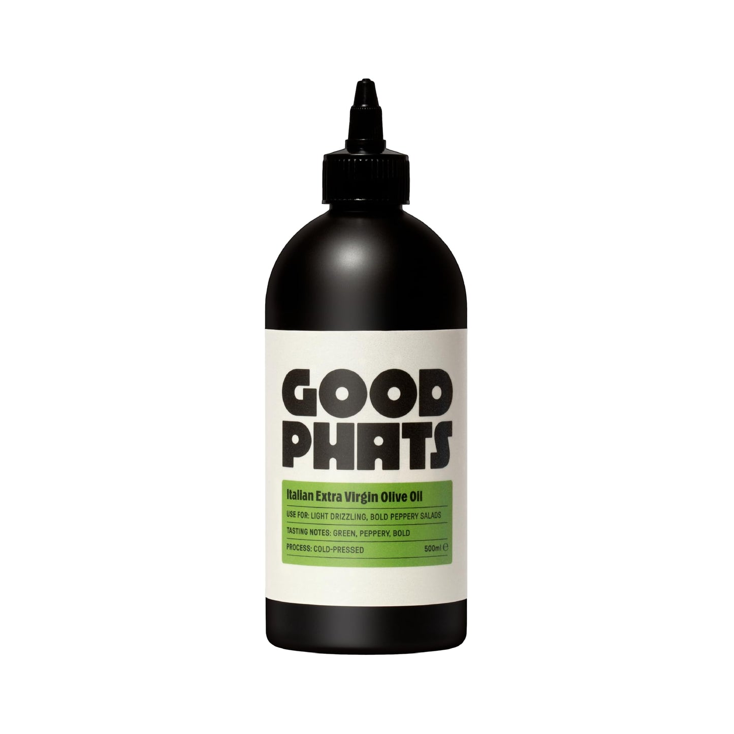 GOOD PHATS Italian Extra Virgin Olive Oil Squeezy - Superior Cold-Pressed Finishing Oil in Convenient Squeezy Bottle - For Pouring, Dipping &