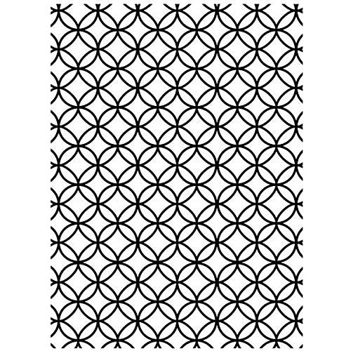 Darice 10.8 x 14.6 cm Circle interlock Embossing Template