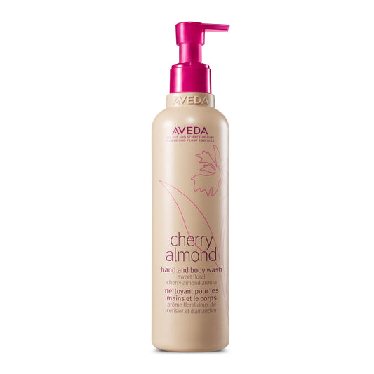Aveda Cherry Almond Hand & Body Wash |with Sweet Almond Oil, Cherry Blossom Extract | Sweet Floral Aroma of Tonka Bean, Certified Organic Orange,