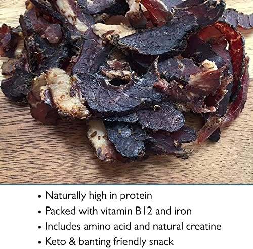 The Biltong Man | Tasty Traditional Fatty Beef Biltong | (1000, Grams)
