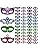 FEQO 48 Piece Masquerade Masks - Vintage Antique Couple Venetian Masks for Halloween Carnivals & Parties, 4 Colours