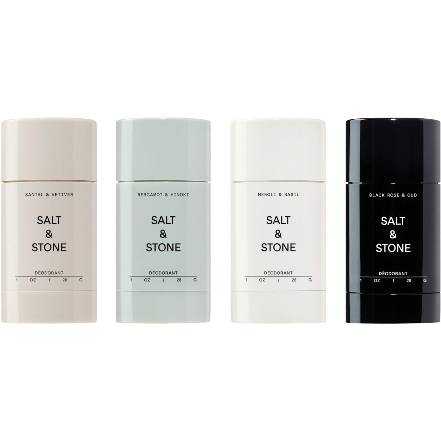 SALT & STONE Aluminum Free Deodorant | Extra Strength 48 Hour Protection for Women & Men | Made with Seaweed Extracts, Shea Butter & Prebiotics (Mini