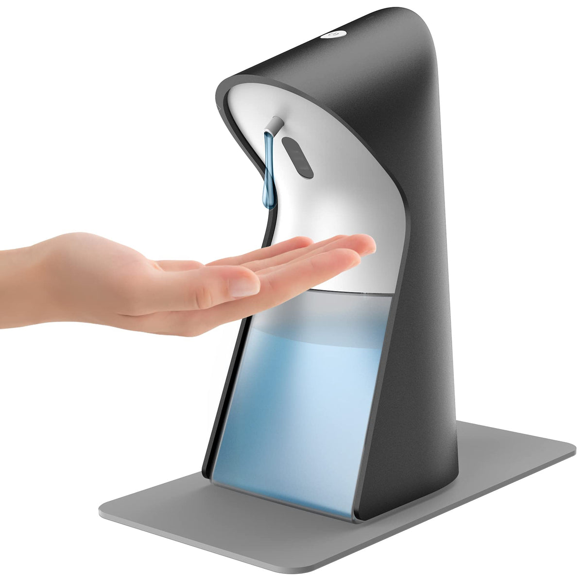 Touchless Hand Sanitizer Dispenser,Klearlook Automatic Soap Dispenser w/5 Settings Volume Control&Infrared Motion Sensor,330ml Waterproof Lotion