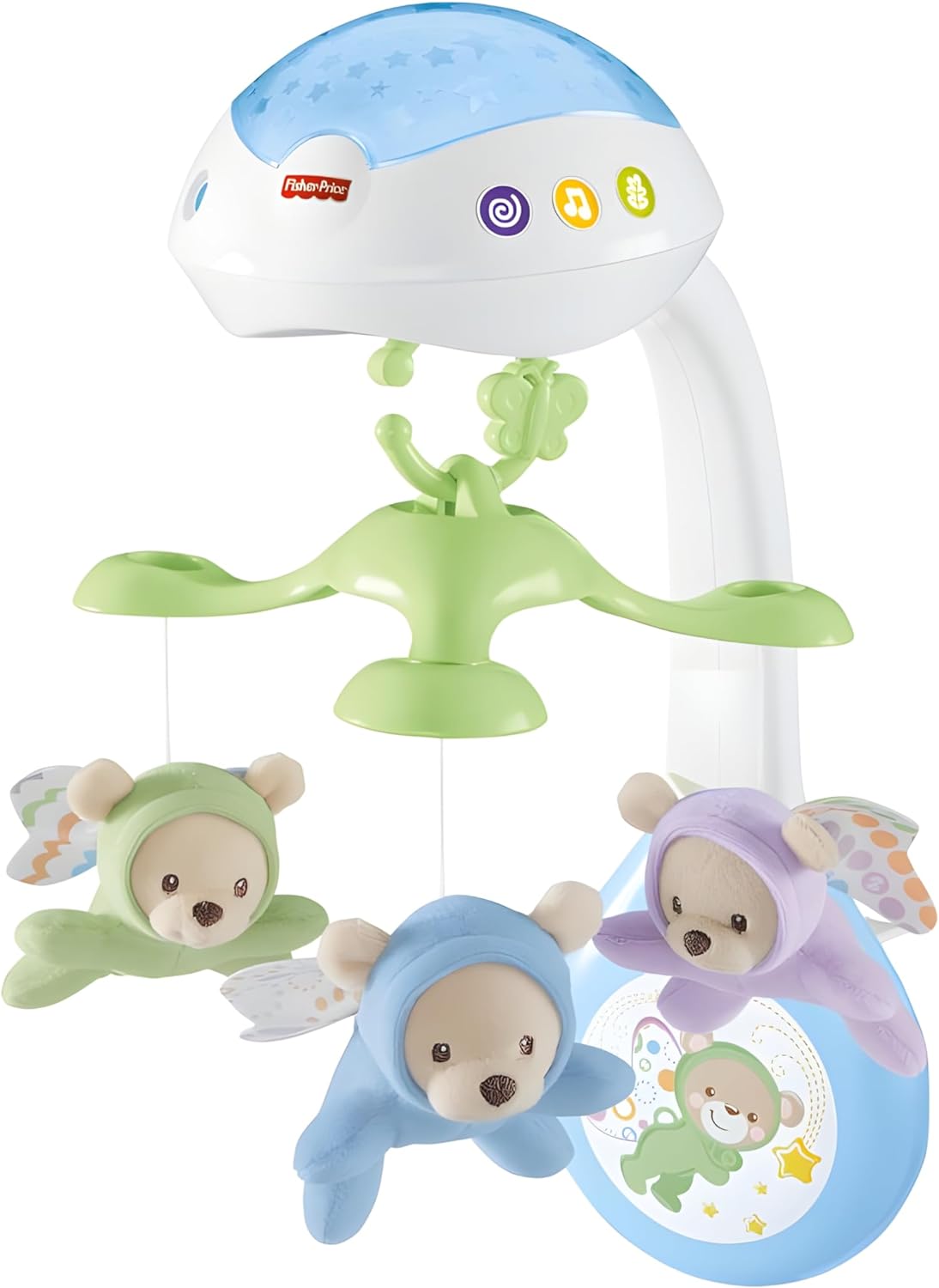 Fisher-Price Butterfly Dreams 3-In-1 Projection Mobile , Used very good, open damaged box