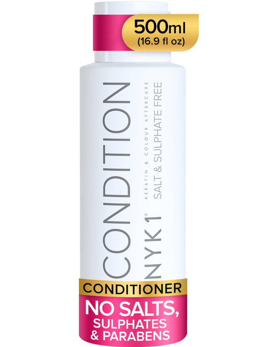 NYK1 Salt & Sulphate Free Conditioner (500ml) Sulphate Free Hair Conditioner For Extensions, Colour & Keratin Treatment - Deep Conditioning,