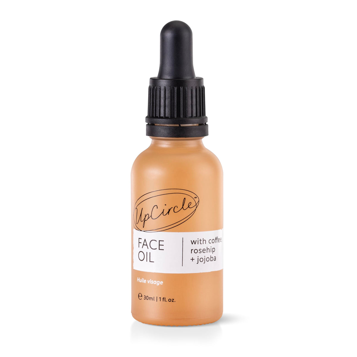 UpCircle Organic Face Oil With Coffee, Rosehip + Jojoba 30ml - Natural Hydrating Facial Oil - Vitamin C, Rosehip Oil Fades Dark Spots + Sea Buckthorn