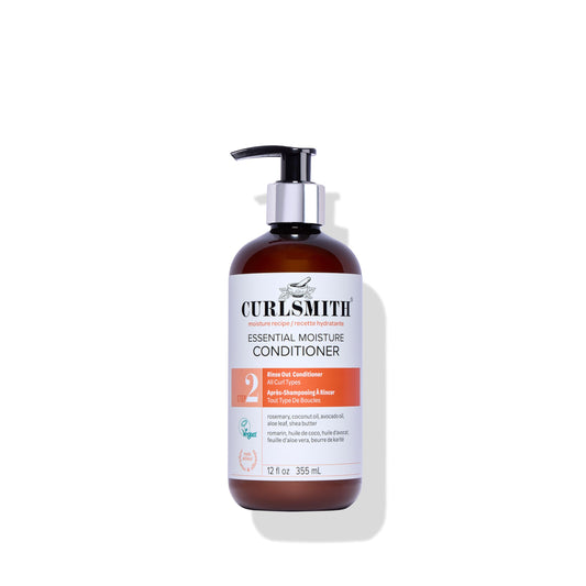 Curlsmith - Essential Moisture Conditioner, Lightweight Frizz Control for Wavy, Curly and Coily Hair, Vegan (355ml)