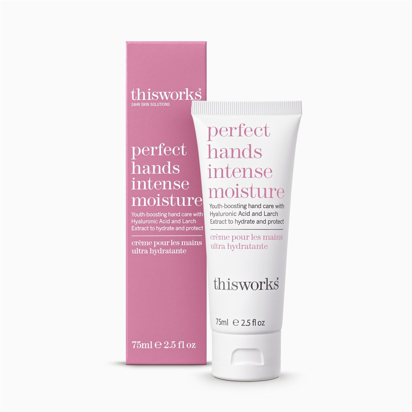 This Works Perfect Hands Intense Moisture, 75 ml - Hydrating Hand Cream Enriched with Larch Extract, Coconut and Fragranced Botanicals -