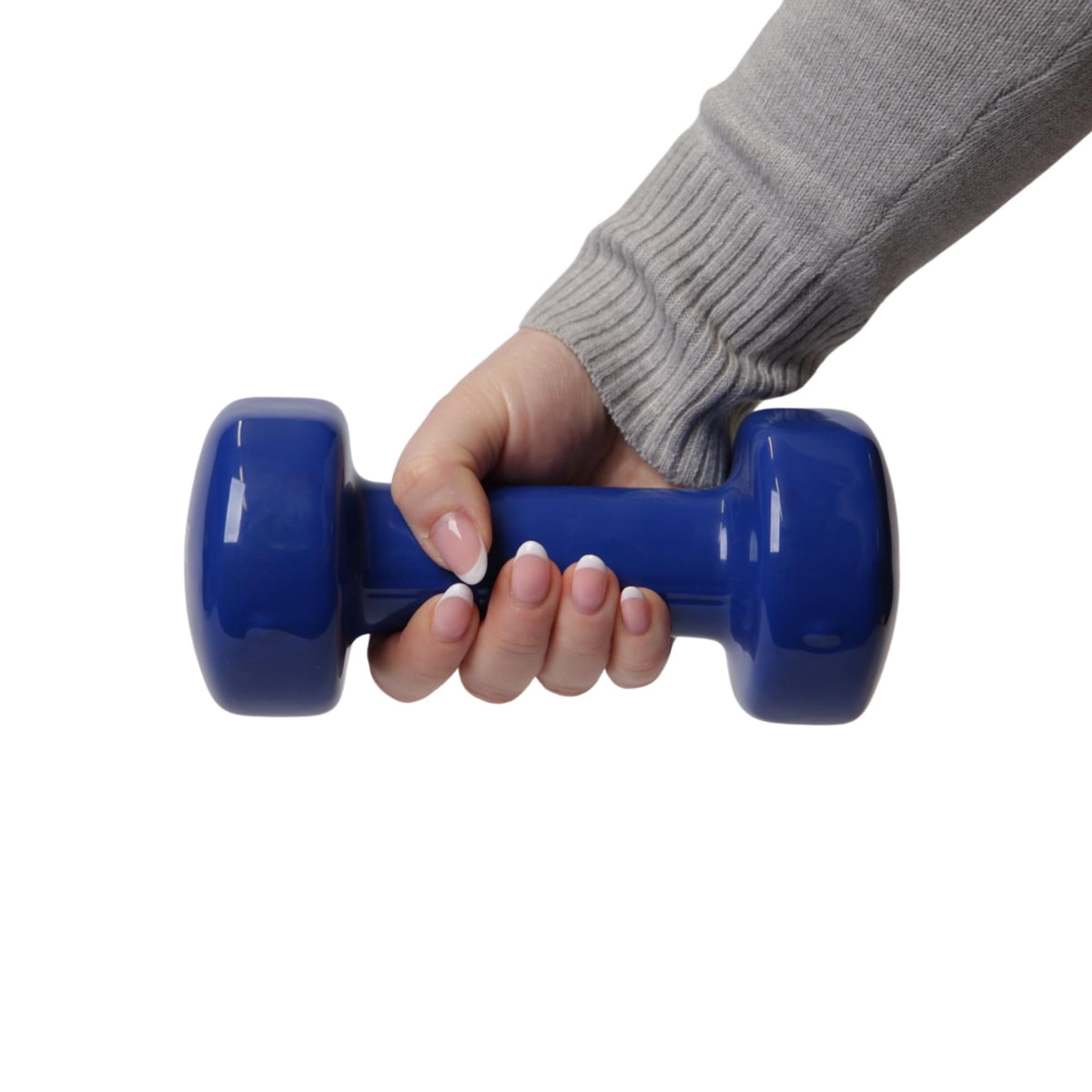 Vinyl Dumbbell Weights | Set Of Hand Weights | Home Gym Equipment | Comfortable grip (3, Kilograms)