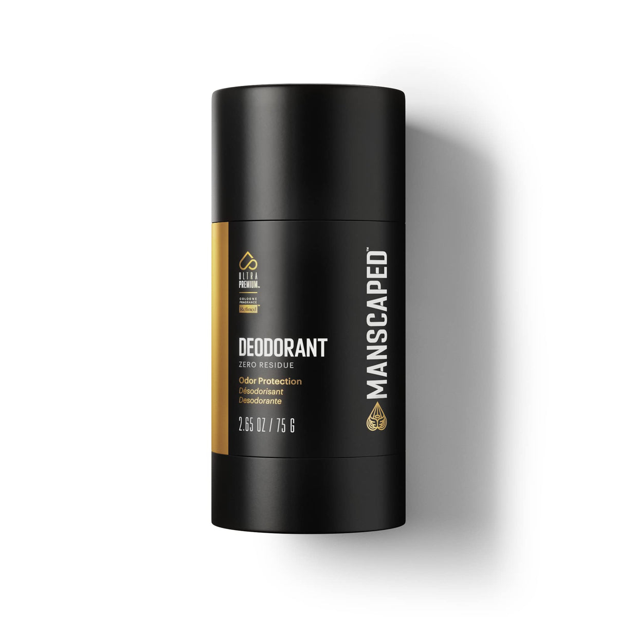 MANSCAPED? UltraPremium Deodorant, Aluminum-Free Clear Formula, Soft and Comfortable with Cologne-Quality Fragrance for Under Arm Odor Protection,