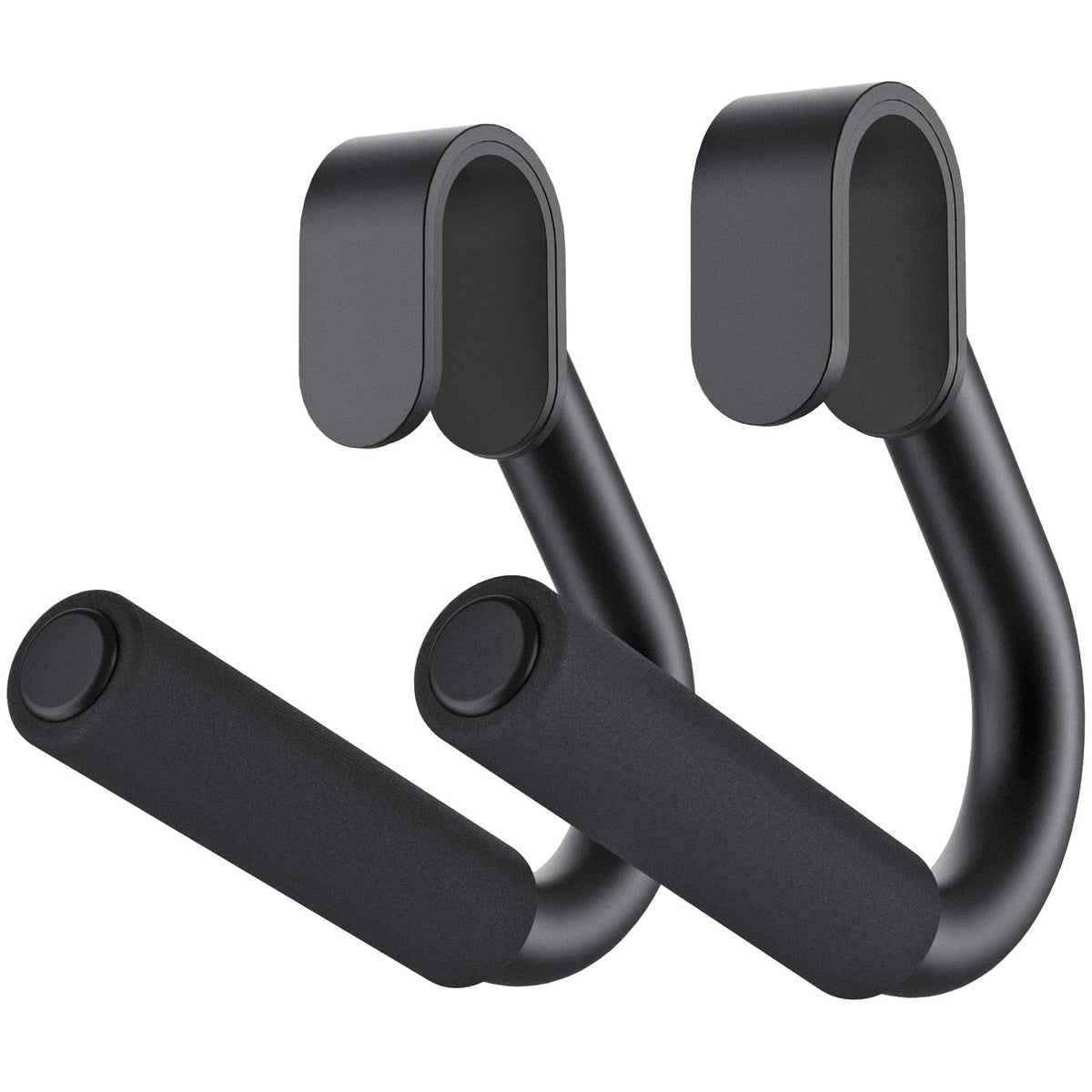 SELEWARE Multifunctional Grip Hadles Robust Steel Tubing Netural Grip Pullup Handle Attachments For Pull-up Bars, Barbells and Resistance Bands Comfy