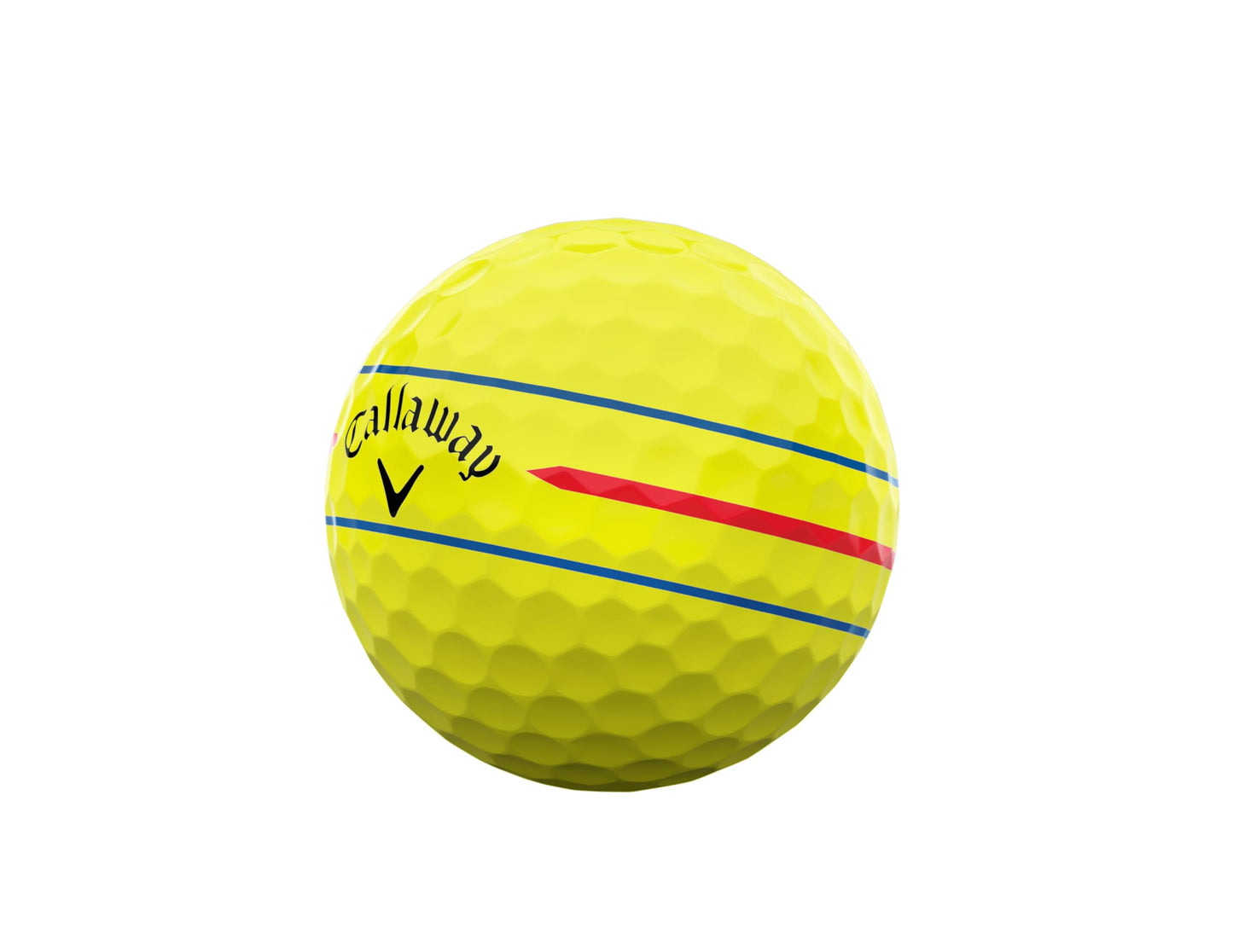Callaway Golf Chrome Soft Premium Tour Golf Ball 2024 Yellow 360 Triple Track