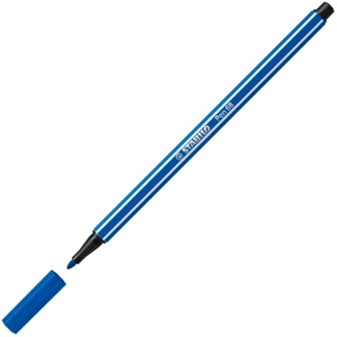 STABILO Pen 68 - Premium Fibre-Tip Pen - ARTY - Tin of 50 - Assorted Colours