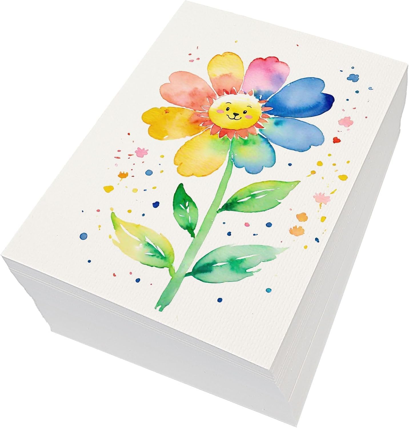 120 Sheets Watercolour Paper Bulk,140 lb/300 GSM Cold Press Thick Water Colour Paper Pad,Artist Painting Drawing Paper, Art Supplies for Kids Students