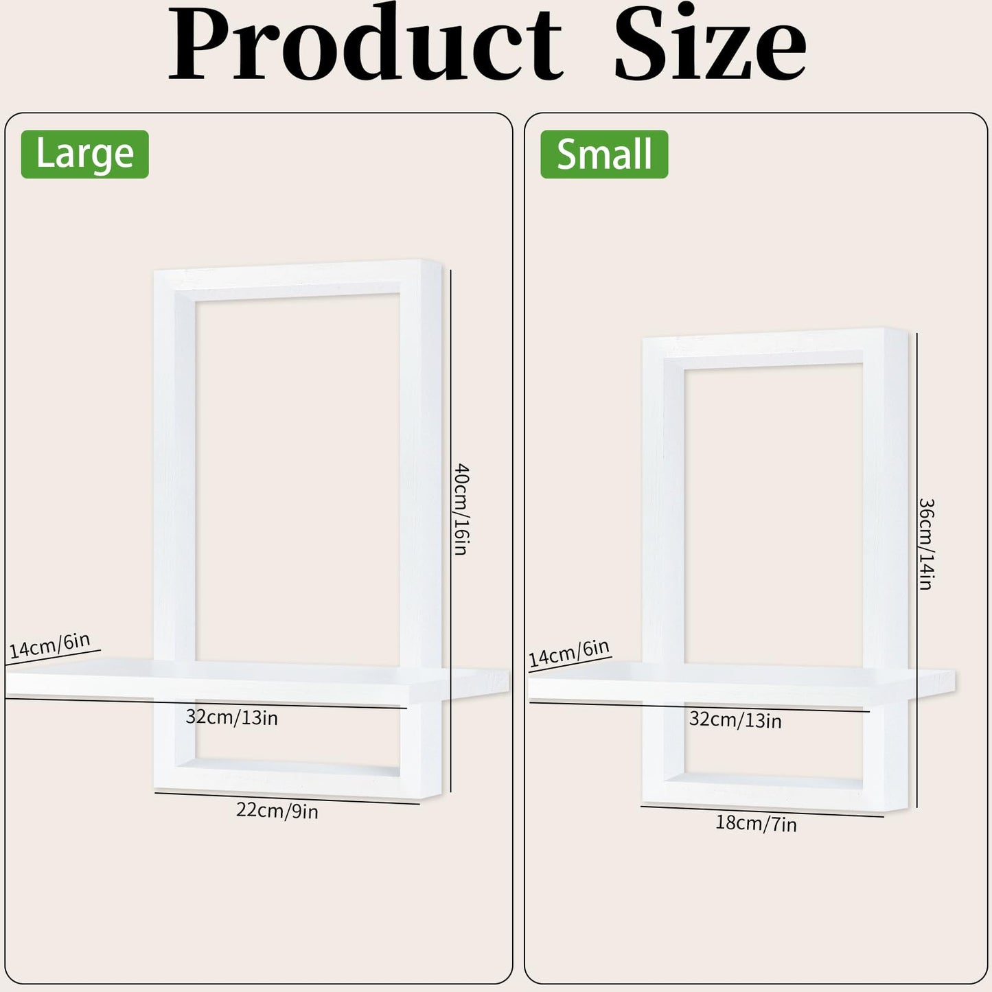 YiYa 2 Pcs Wood Shelves for Wall Decor Modern Boho Wall Shelf Wood Floating Shelf Bohemian Hanging Shelf Display Shelving for Hanging Plants Photo