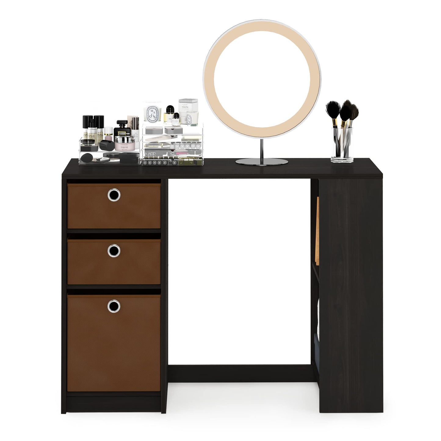 Furinno JAYA Modern Computer Desk, Writing Desk, Study Desk, Espresso
