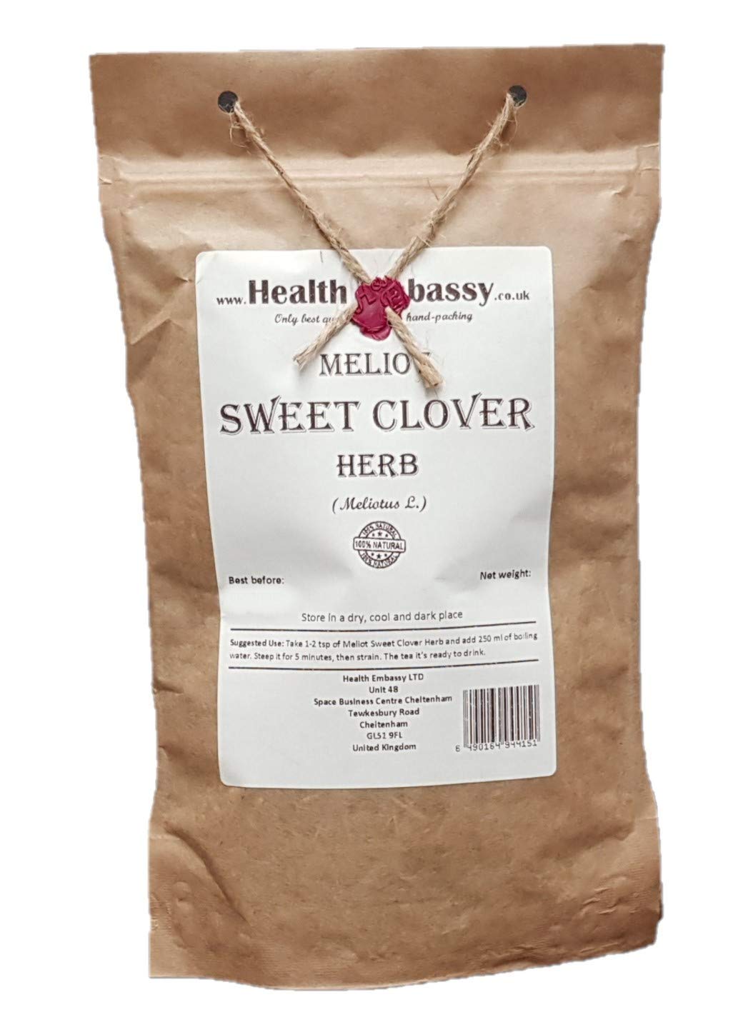 Meliot Sweet Clover Herb (Melilotus L. - Melilotus Officinalis) Health Embassy - 100% Natural (100g)