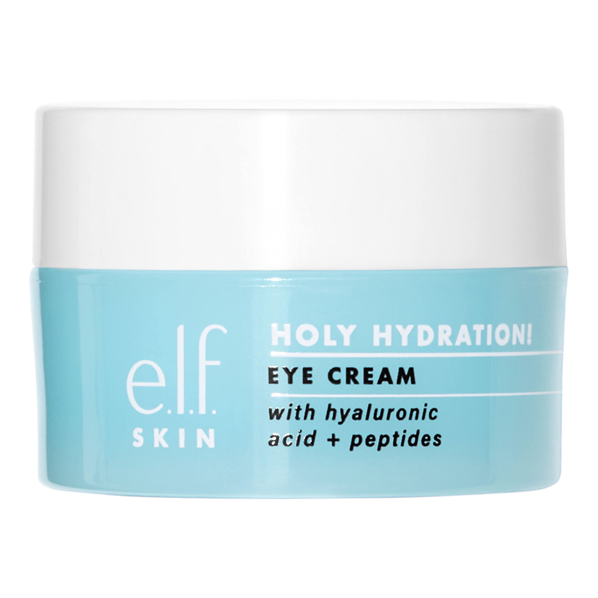 e.l.f. SKIN Holy Hydration! Eye Cream, Infused with Hyaluronic Acid & Peptides, Minimizes Dark Circles, 0.53 Oz (15g)