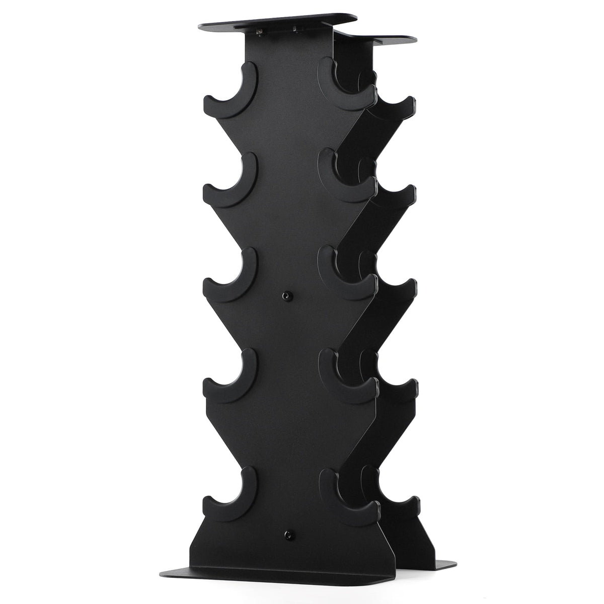 PhysKcal Small Dumbbells Rack, 5-Tier Neoprene Dumbbells Storage Stand, Vertical Dumbbell Tree Stand Weights Holder for Home Gym Exercise Fitness