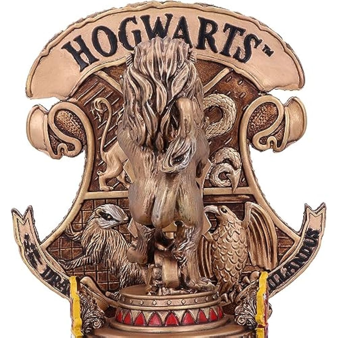 Nemesis Now Officially Licensed Harry Potter Gryffindor Bookend 20cm, Gold
