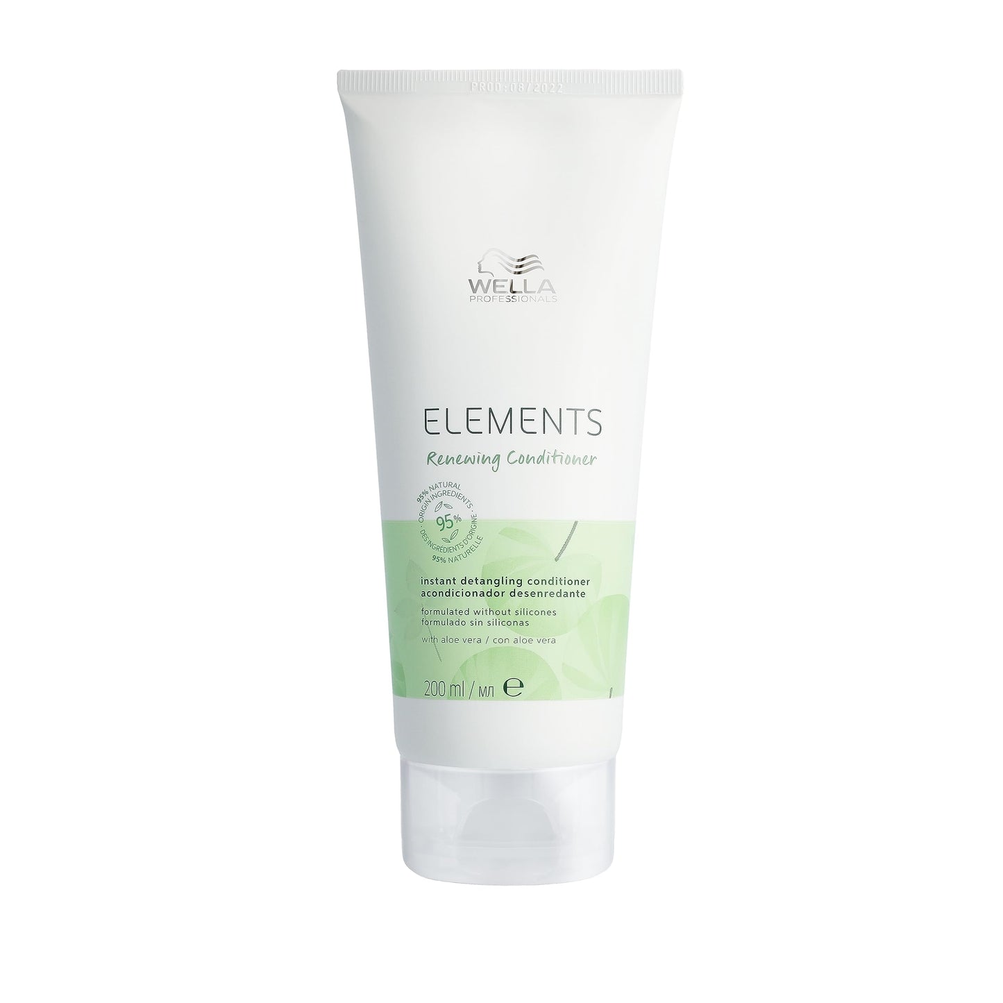 Wella Professionals Elements Renewing Conditioner - Gentle Care Anti-Frizz Detangling Conditioner With Aloe Vera - Protects Against Breakage, Cleanses