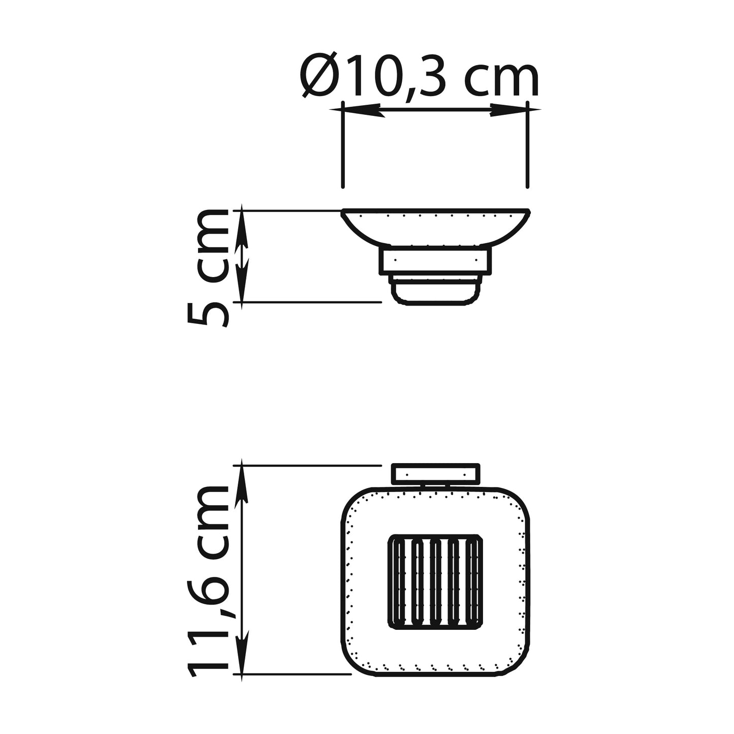 Gedy Soap dish Tonga Chrome