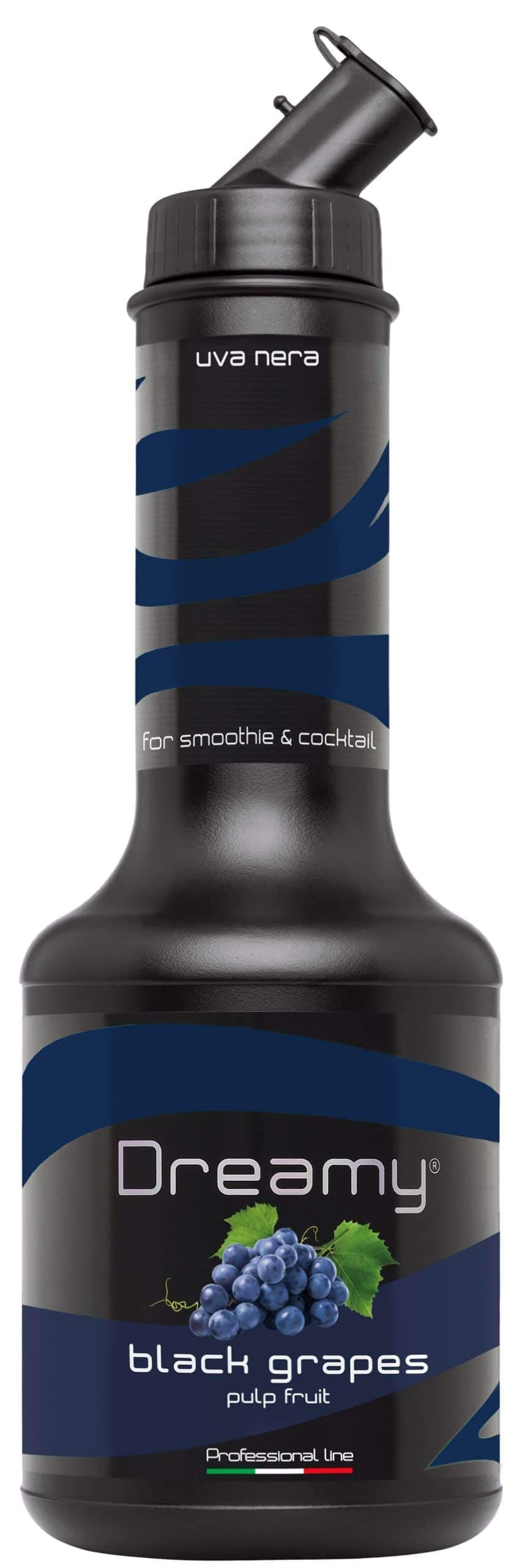 Dreamy Black Grapes Pulp 95cl cocktail syrup, made with fresh Black Grapes, Prepare Cocktails Syrups, Mocktail Syrups, Smoothies, milkshakes