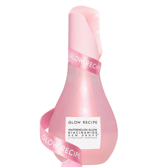 Glow Recipe Niacinamide Dew Drops - Skin Care Facial Serum & Illuminating Makeup Primer for Dewy, Glowing Skin - Hyaluronic Acid Hydrating Face Serum