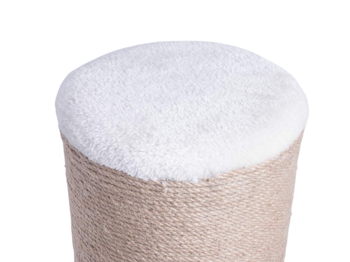 Petface Big Boy Cat Scratcher, Cream