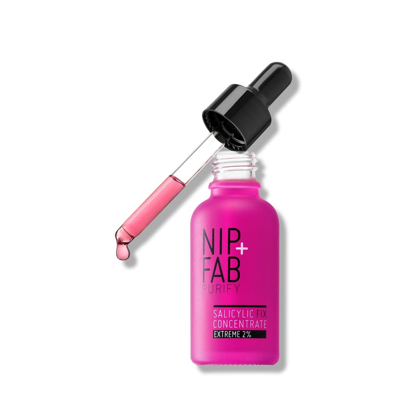 Nip + Fab Salicylic Acid Concentrate Extreme 2% BHA Liquid Drops for Face with Niacinamide Vitamin B3 to Refine and Minimize Pores, Even Skin Tone,