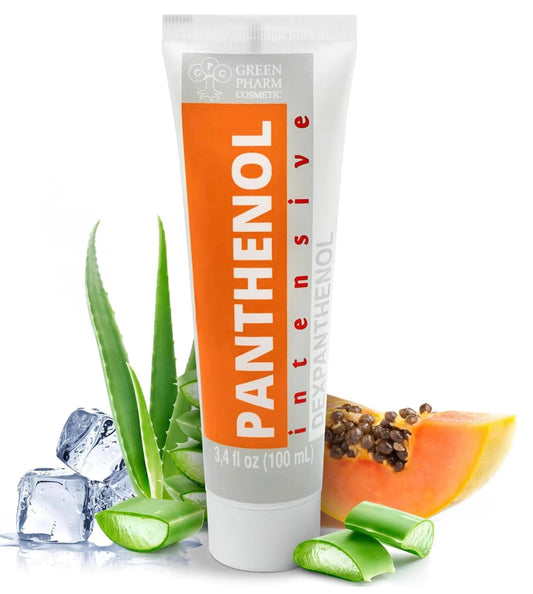 9% Intensive Panthenol Cream 3.4 Oz/ 100 Ml with Aloe Vera & Hyaluronic Acid | Deep Moisturizing, After Sun & Tattoo Care, Hair Transplant for All