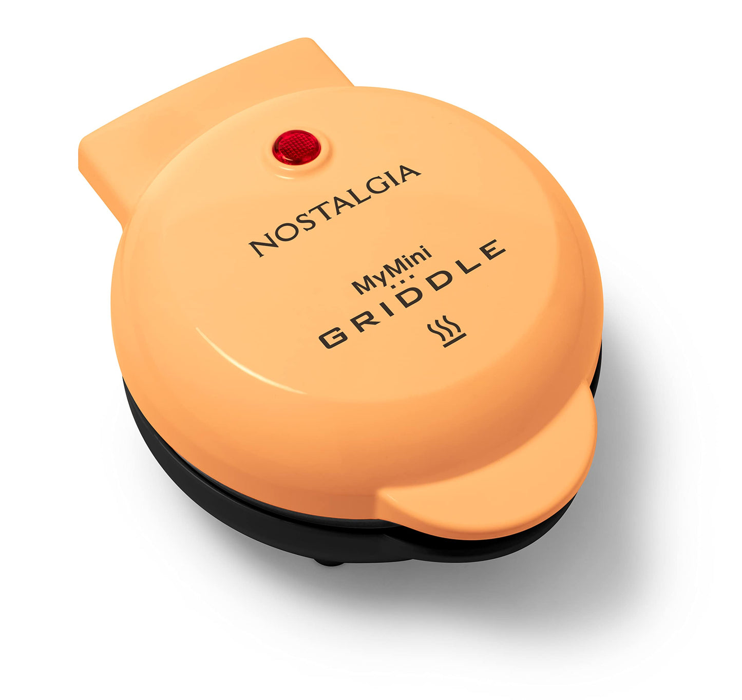 Nostalgia MyMini Personal Electric Griddle, Nonstick Griddle Perfect for Healthy Chaffles, Almond Flour Keto & Low-Carb Diets, Eggs, Omelets, Pancakes