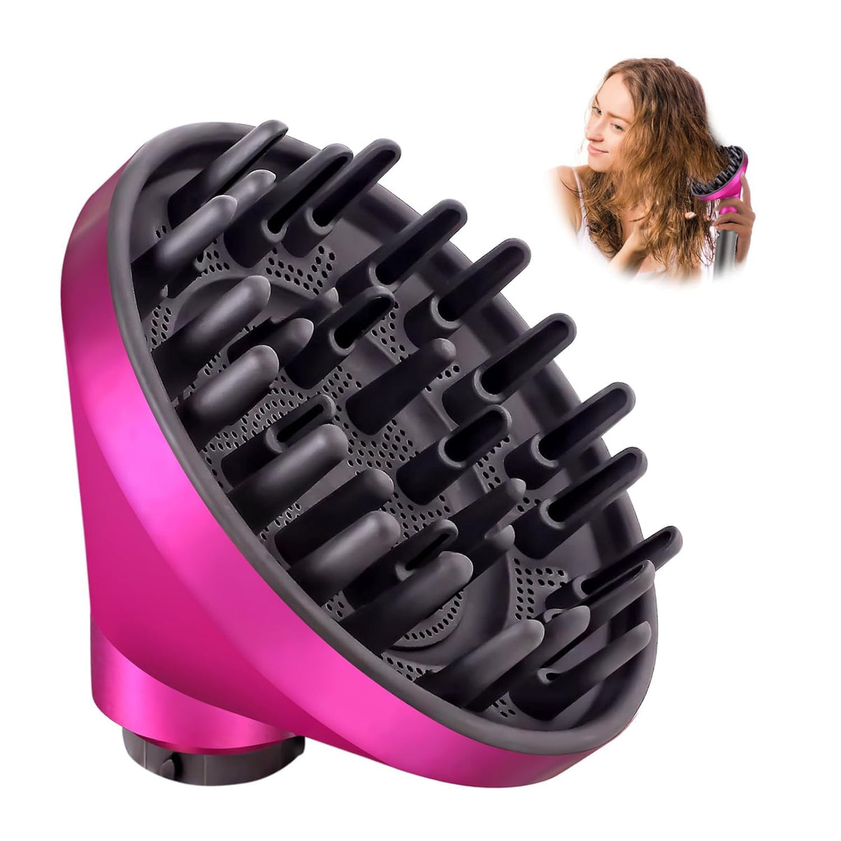 Diffuser for Dyson Airwrap, Hair Dryer Diffuser Attachment for Dyson Airwrap HS05 HS03 HS01?Upgraded Diffuser Nozzle for Dyson for Airwrap