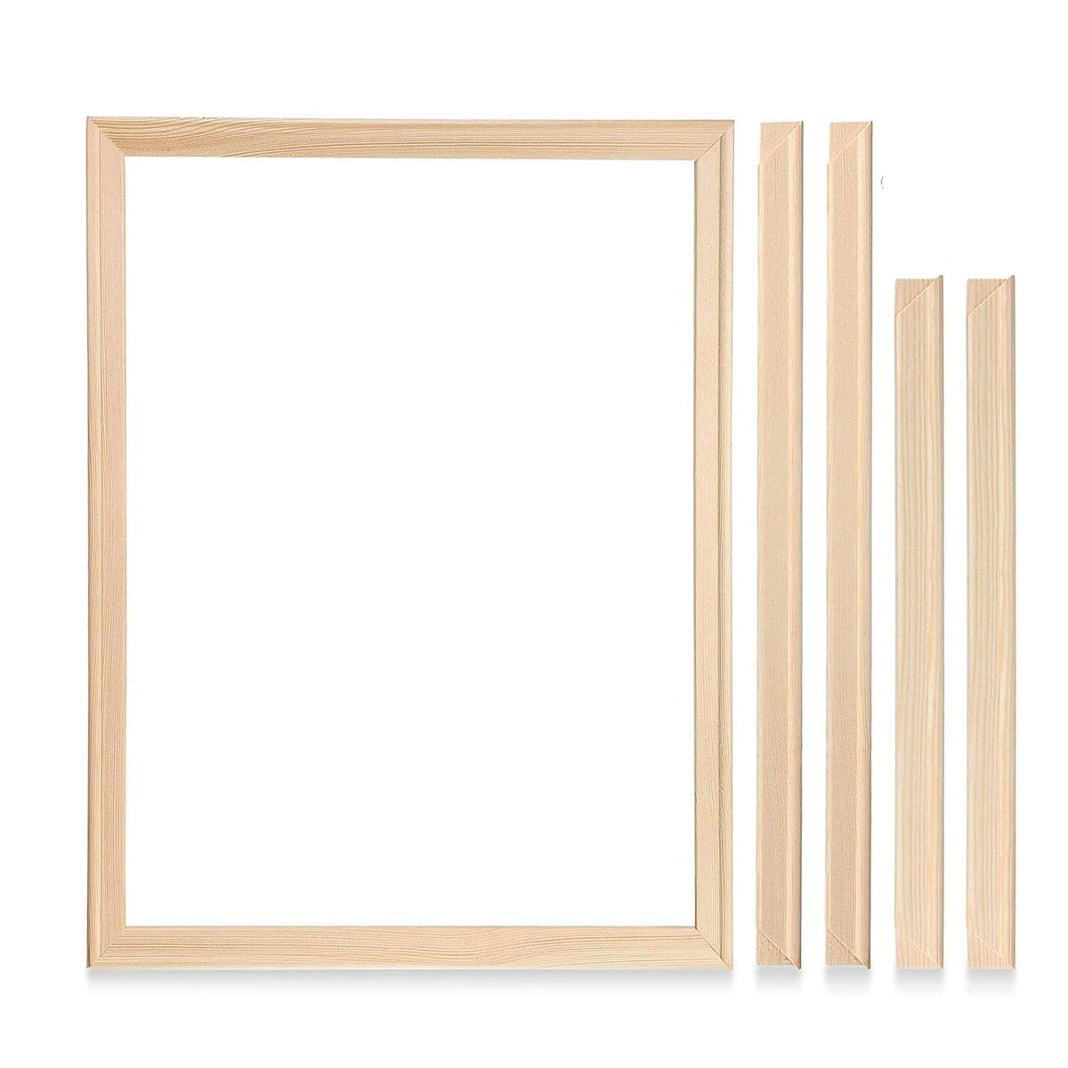 Wooden Frame Canvas Stretcher Bars 30x40 cm/12x16 inch, DIY Frames for Paint by Numbers Canvas Paintings, DIY Frame Kit for Diamond Painting Cross