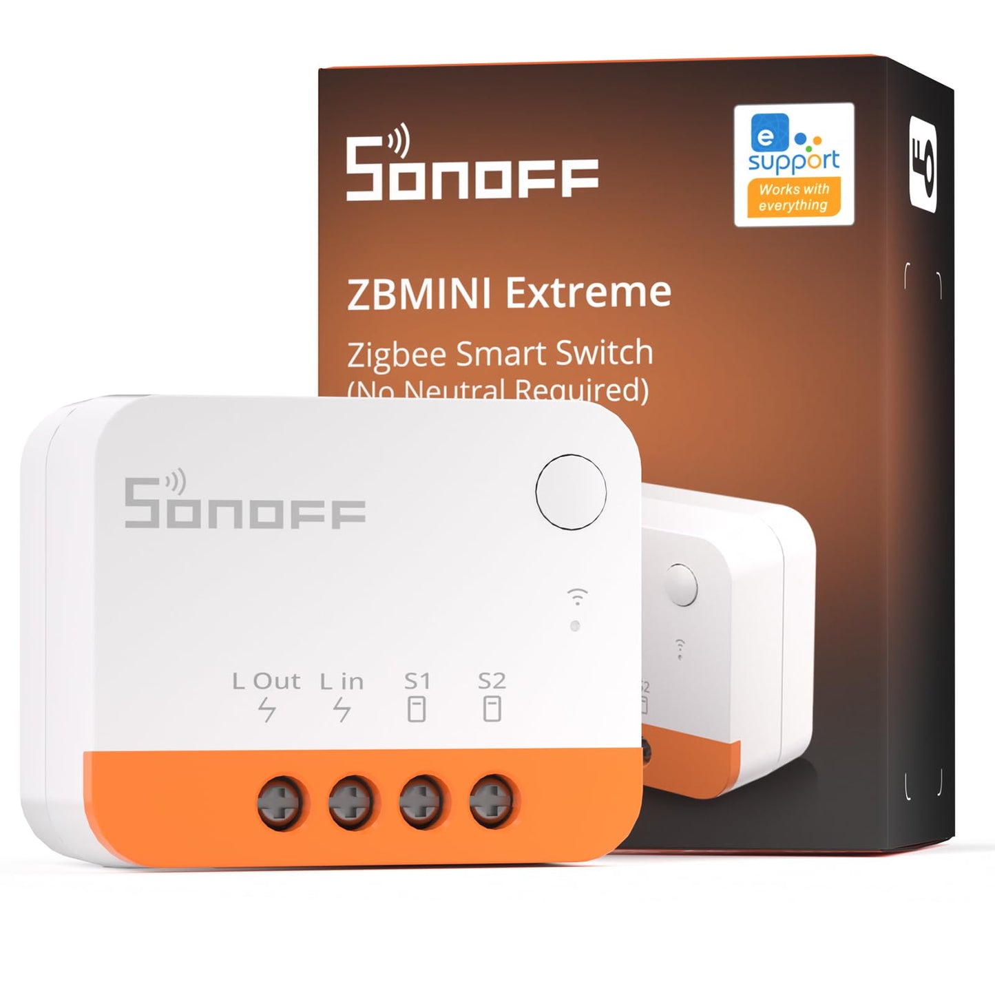 SONOFF Zigbee Smart Switch?No Neutral Wire Required?works with Alexa/Google Home?ZigBee Hub Required
