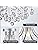 BESTIER Modern Silver Crystal Semi-Flush Mount Chandelier Lighting Ceiling Light Fixture Lamp for Diningroom Bathroom Bedroom Livingroom 3 E14 Bulbs Required D34cm X H30cmh