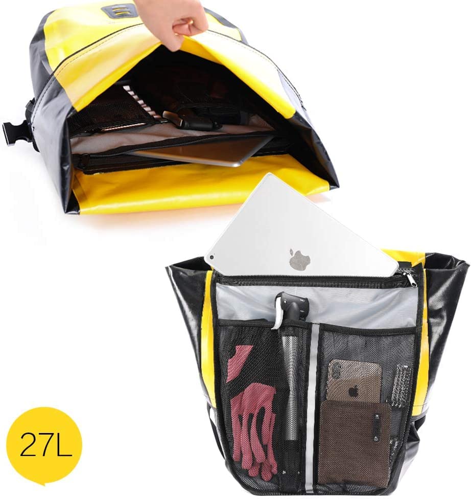 Rhinowalk Bike Bag Waterproof Bike Pannier Bag 27L,(for Bicycle Cargo Rack Saddle Bag Shoulder Bag Laptop Pannier Rack Bicycle Bag Professional