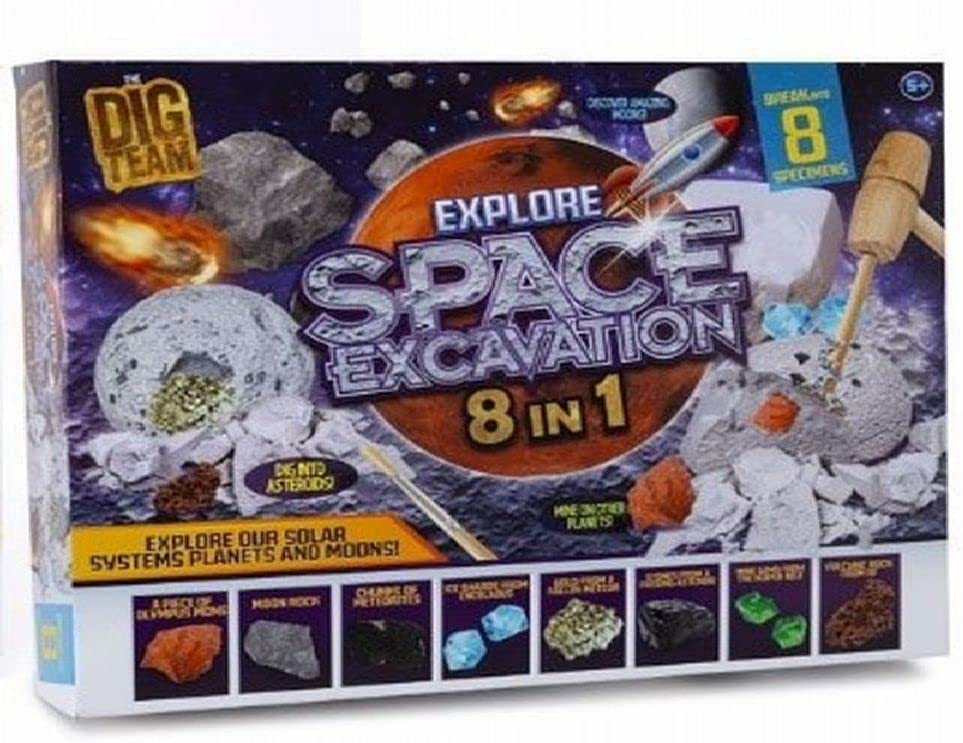 Dig Team 8 In 1 Explore Space Excavation Kit