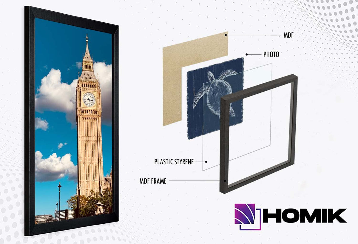 HOMIK A3 Photo Frames Pack of 12 - Picture Frames A3 Economy Pack of 12