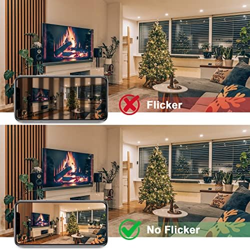LED Recessed Ceiling Lights Ultra Slim 10W LED Downlights for Ceiling, 3000K Warm White, 125mm Hole Size, 960LM, IP44 Round Spotlights for Bathroom Kitchen Living Room, 10 Pack