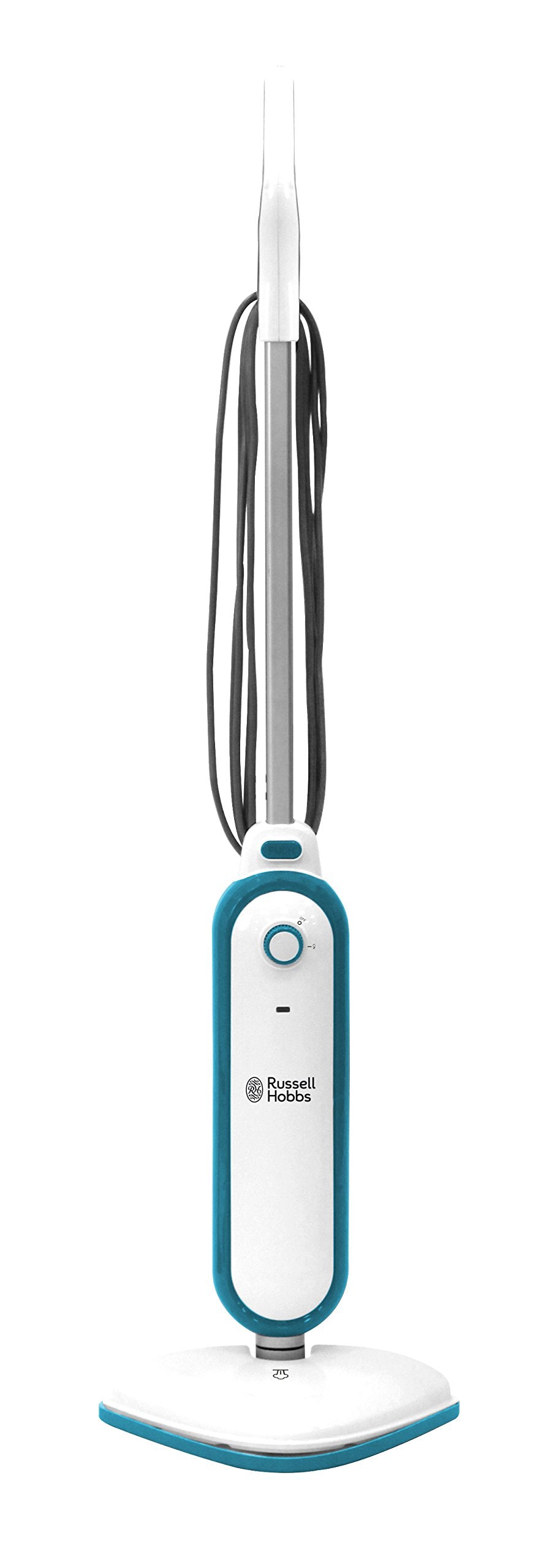 Russell Hobbs RHSM1001-G Steam and Clean Steam Mop White & Aqua - Free 2 year guarantee