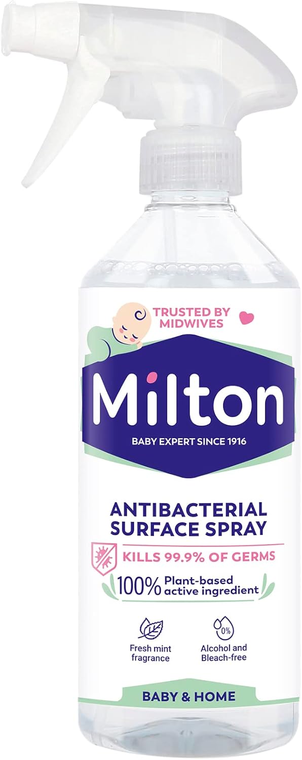 Milton Antibacterial Surface Spray 500ml, expiry date 02/28, New