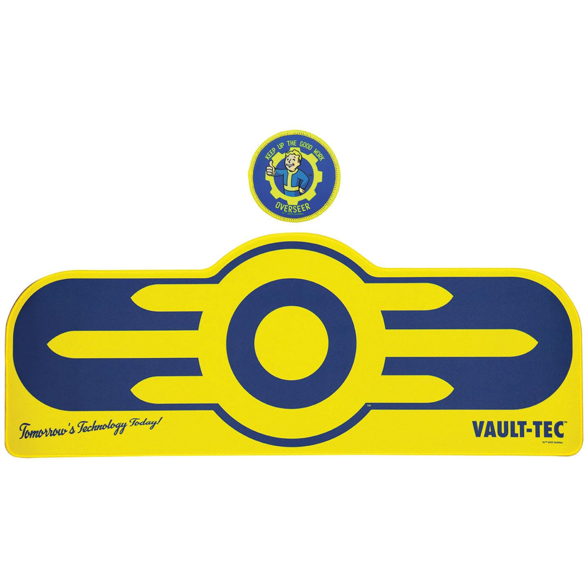 Fallout Vault-Tec XL Gaming Desk Pad & Coaster Set ? Officially Licensed Merchandise